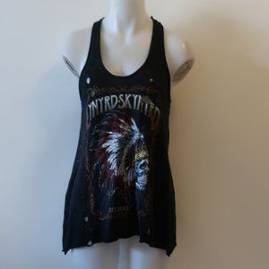 TRUNK LTD LYNYRD SKYNYRD INDIAN SKULL TANK TOP M *